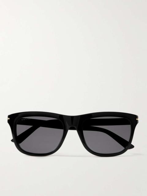 GUCCI D-Frame Recycled-Acetate Sunglasses