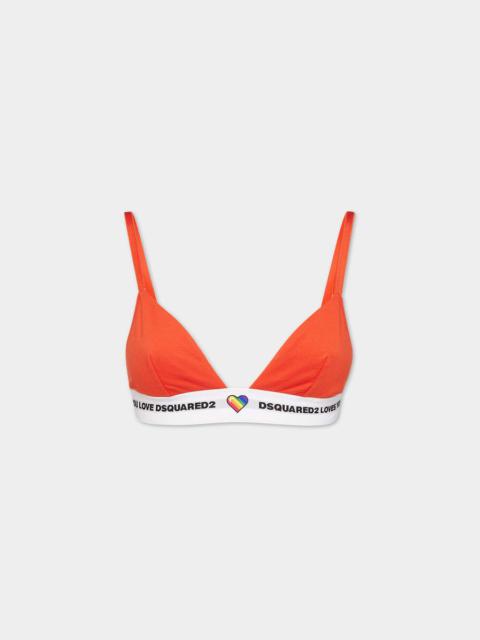 DSQUARED2 CANADIAN LODGE TRIANGLE BRA