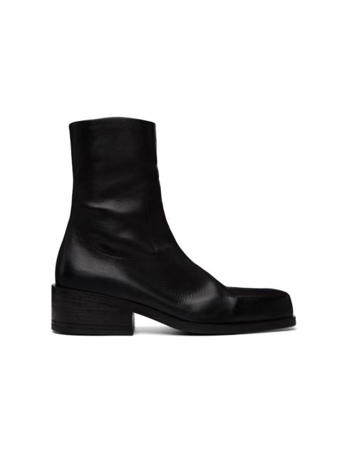 Marsèll Black Cassello Ankle Boots