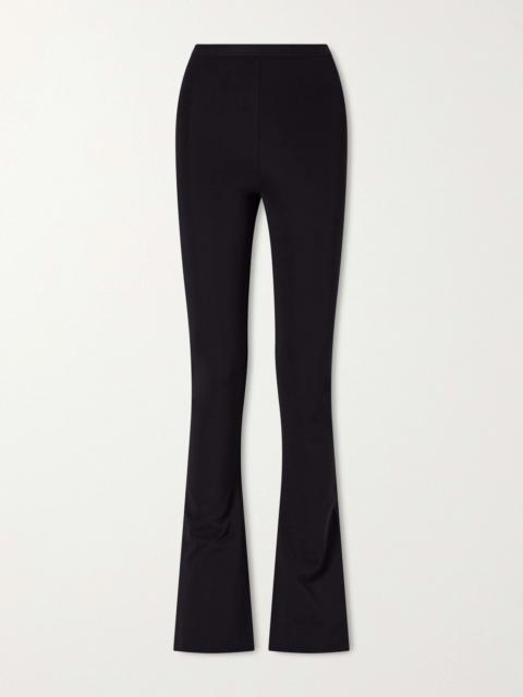 Rick Owens Carmen Jersey Flared Trousers