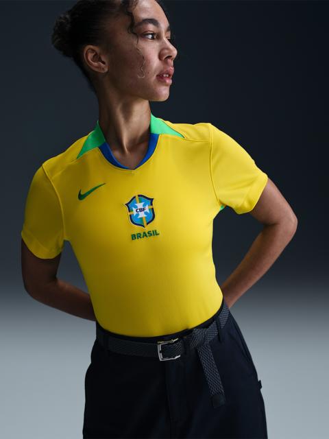 Nike Brazil 2025 Stadium Home (Women's Team) Women's Nike Dri-FIT Soccer Replica Jersey