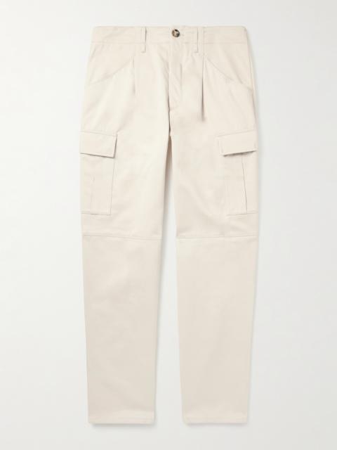 Brunello Cucinelli Straight-Leg Virgin Wool-Flannel Cargo Trousers