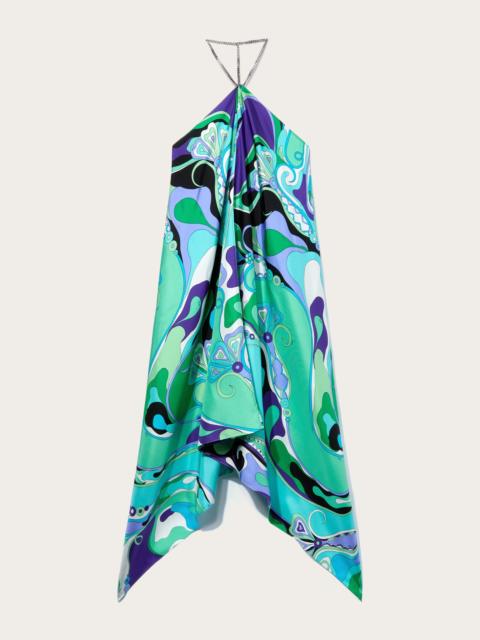 PUCCI ORCHIDEE PRINT SILK DRESS