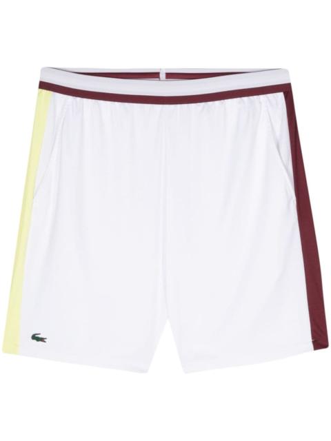 LACOSTE x Daniil Medvedev logo-appliquÃ© shorts