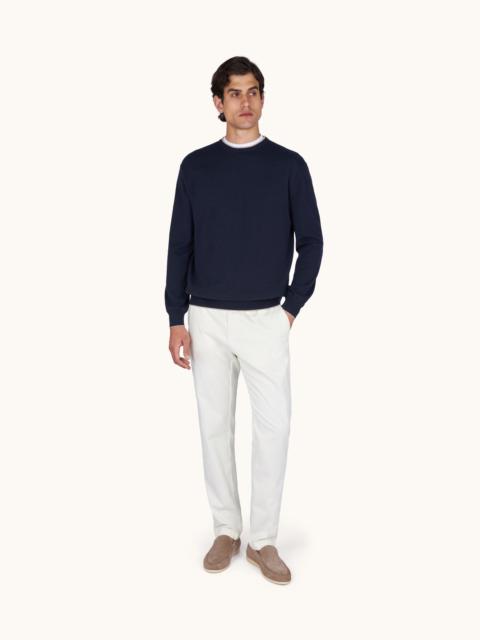 Paul & Shark CASHMERE CREW‑NECK SWEATER