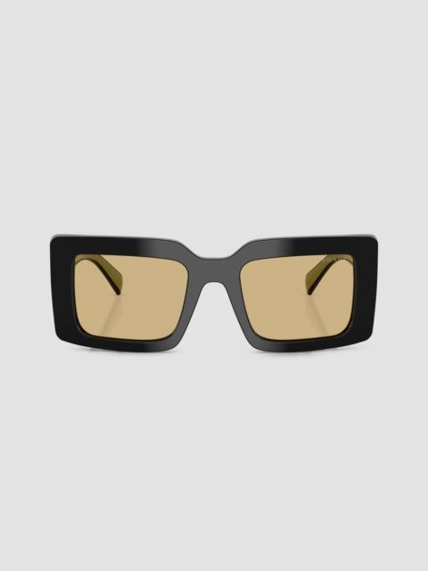 Prada Women's D01S 52MM Rectangular Sunglasses - Black