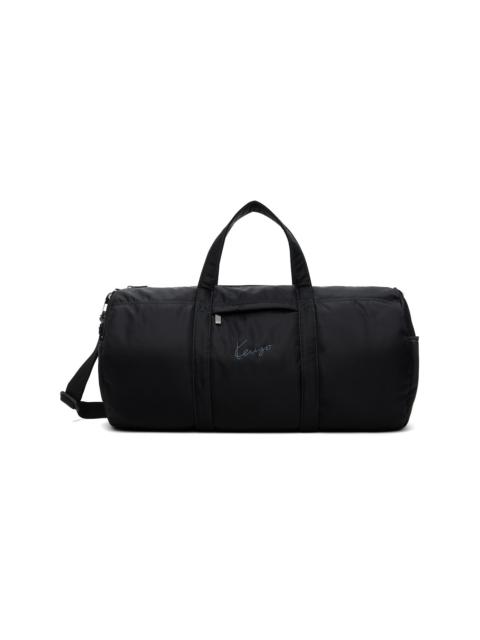 KENZO Black Kenzo Paris 'KENZO Signature' Duffle Bag