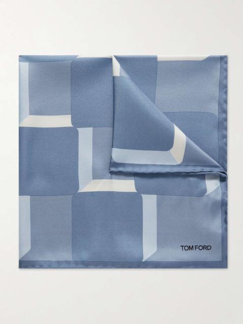 Printed Silk-Twill Pocket Square