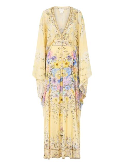 CAMILLA Darling Buds V-neck maxi dress