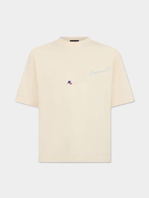 DSQUARED2 SNOWY DREAM LOOSE FIT T-SHIRT