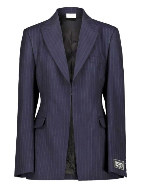VETEMENTS pinstriped hourglass jacket