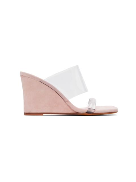 MARYAM NASSIR ZADEH Pink Olympia Wedge Heeled Sandals