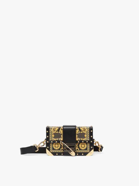 FENDI Fendace leather bag with multicolor print