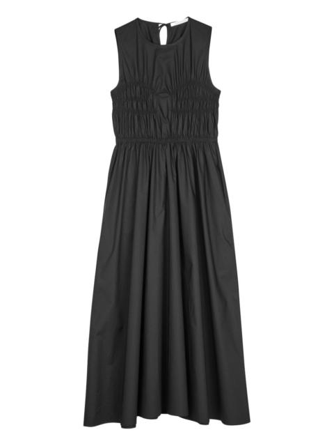 CECILIE BAHNSEN Christy gathered-detail midi dress