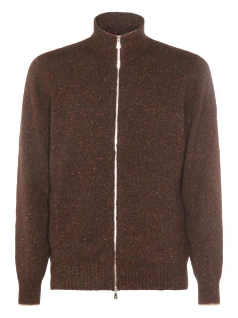Brunello Cucinelli high-neck zip-up cardigan