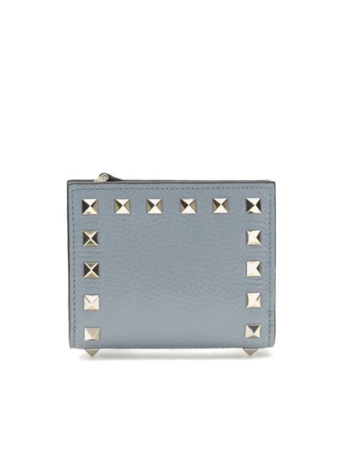 Valentino rockstud flap leather wallet