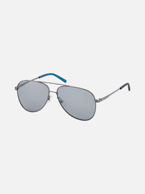 Montblanc Square Ruthenium Metal Frame Sunglasses