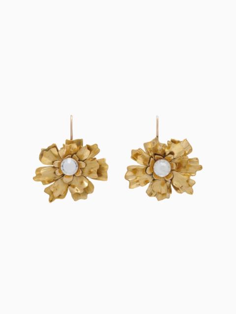 ULLA JOHNSON Hand Hammered Flower Earring