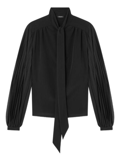VERSACE pleated blouse
