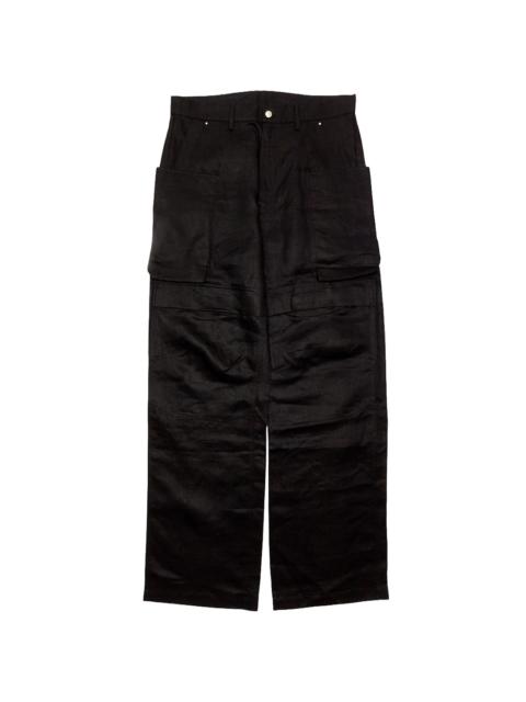 Rick Owens Porterville Stefan Cargo Pants "Black" RU01E5346 TWL