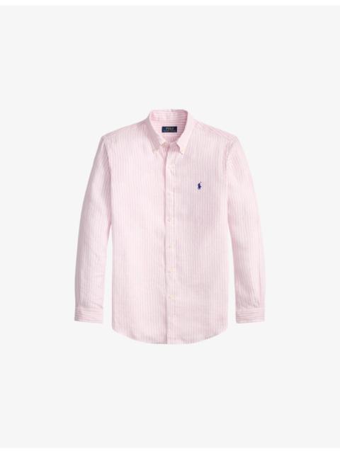 Polo Ralph Lauren Striped Custom-Fit Linen Shirt