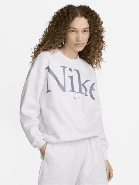 Nike Nike Sportswear Phoenix Fleece Women's Oversized Crew-Neck Logo Sweatshirt