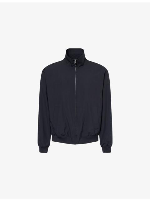 FRAME High-Neck Regular-Fit Wool Jacket