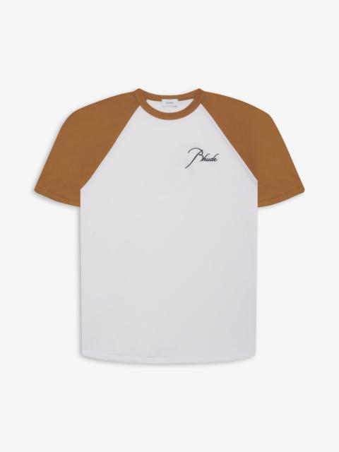 Rhude RAGLAN LOGO TEE