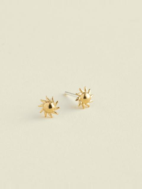 Madewell Demi-Fine Sun Stud Earrings