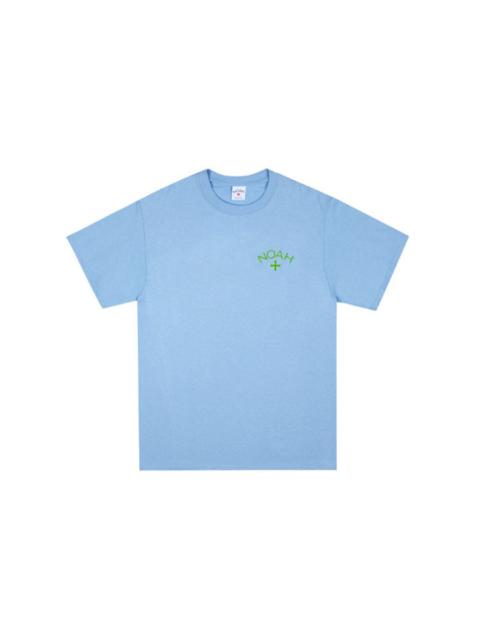 Noah NOAH Nyc Summer Core Logo Tee Short Sleeve Unisex Light Blue T15SS20LBL