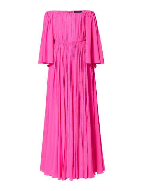 Louis Vuitton Off-The-Shoulder Flare-Sleeve Gown
