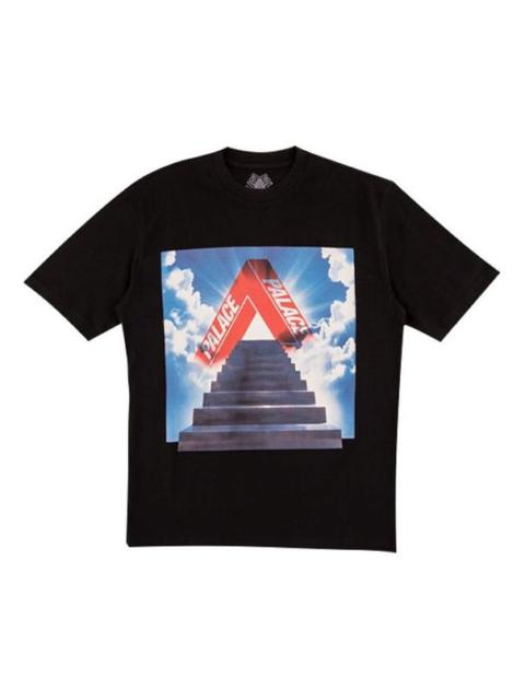 PALACE PALACE Printing Pattern Short Sleeve Unisex Black P16TS138