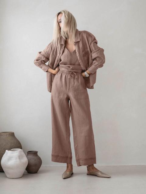 Splendid Stella Linen Trim Pant