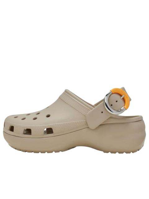 crocs (WMNS) Crocs Classic Platform Dipped Buckle Clog 'Dulce' 213230-2NM
