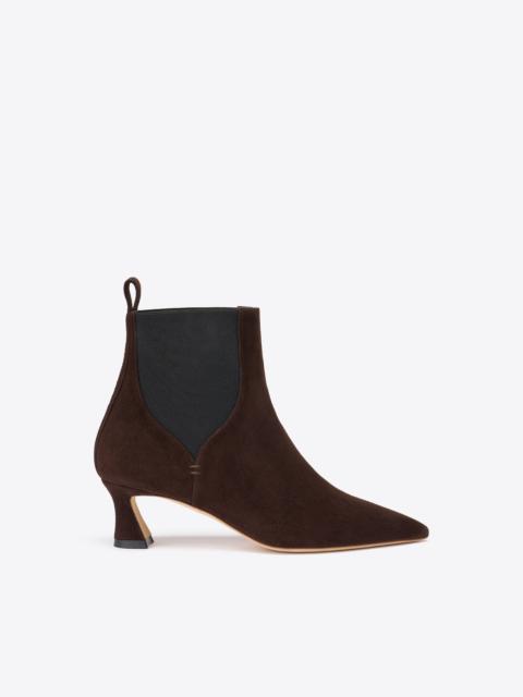 MALONE SOULIERS Carolyn 45 Dark Brown Suede Ankle Boots