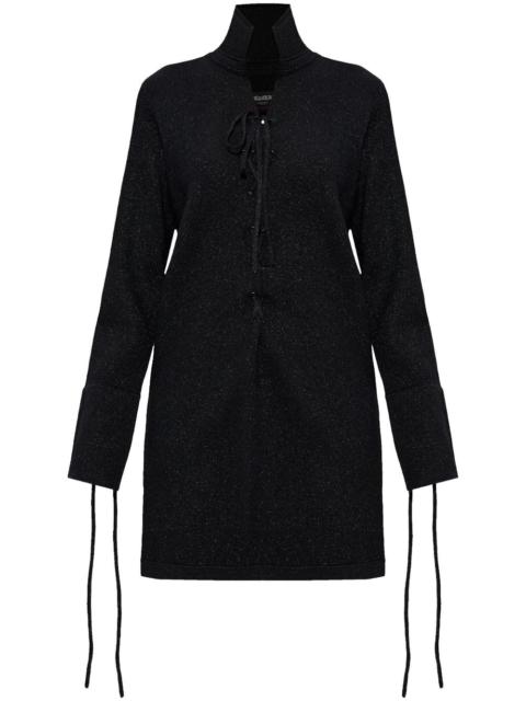 Zadig & Voltaire metallic-thread mini dress