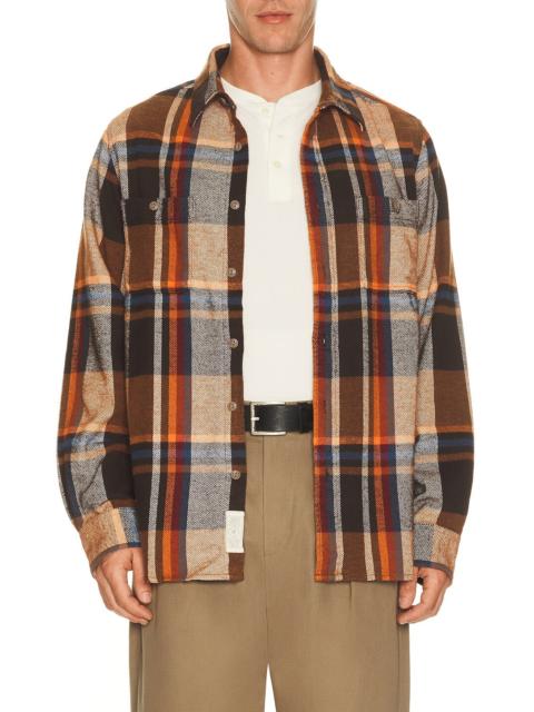 Schott Heavy Flannel Work Shirt