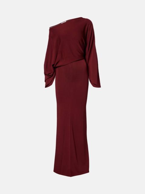 AYA MUSE One-shoulder maxi dress
