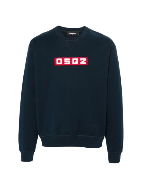 logo-print cotton sweatshirt