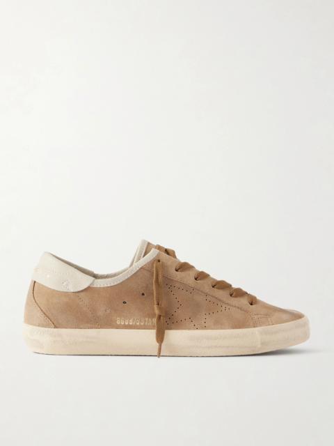 Golden Goose Super-star Leather-trimmed Suede Sneakers