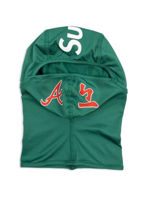 x MLB Kanji Teams Atlanta Braves "Light Pine" lightweight balaclava