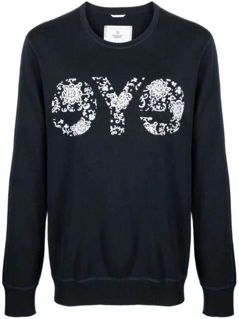 Eye text-print sweatshirt