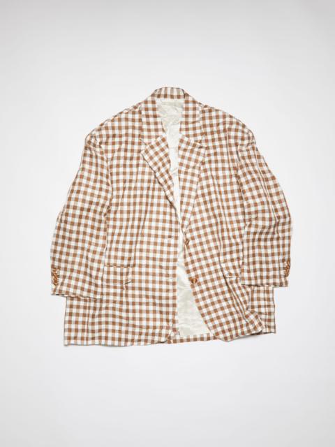 Acne Studios Relaxed fit suit jacket - Brown