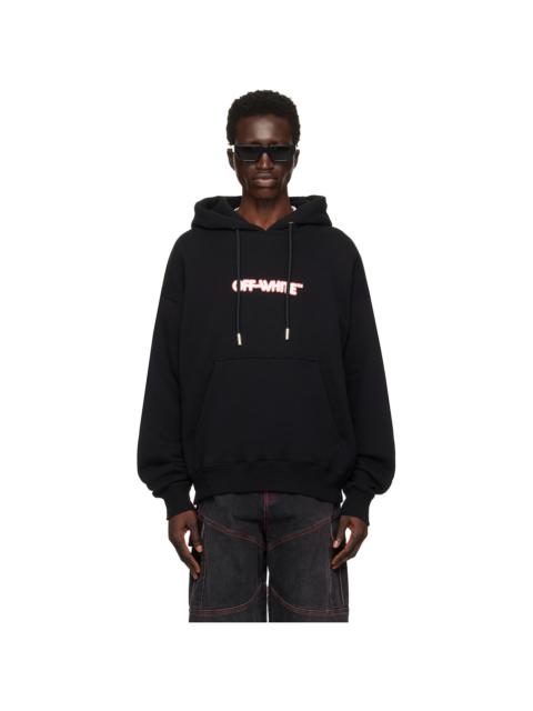 Off-White Black Round Logo Skate Hoodie