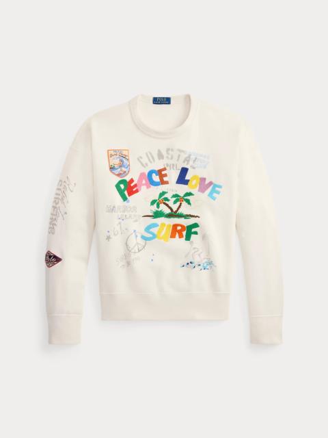 Polo Ralph Lauren Vintage Fit Peace Love Surf Sweatshirt