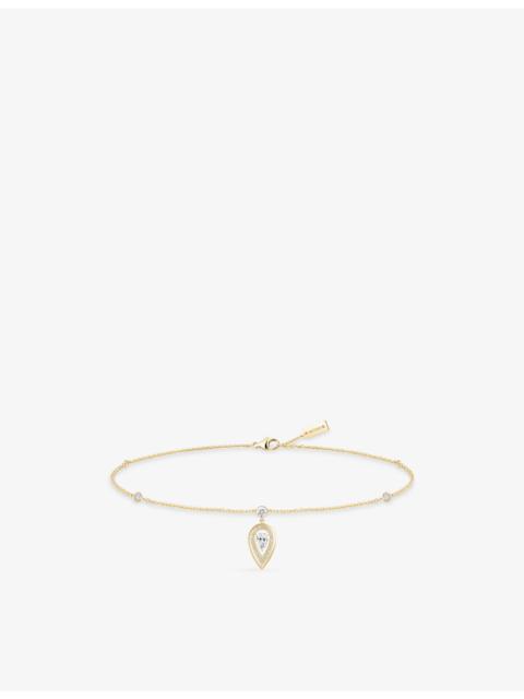 MESSIKA Fiery Gold and 0.26ct Diamond Anklet