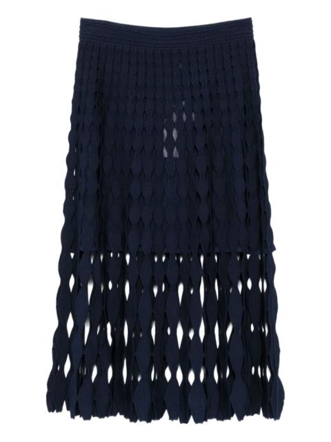 SIMKHAI cut-out knit skirt