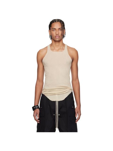 Rick Owens Off-White Temple Basic Rib Tank Top