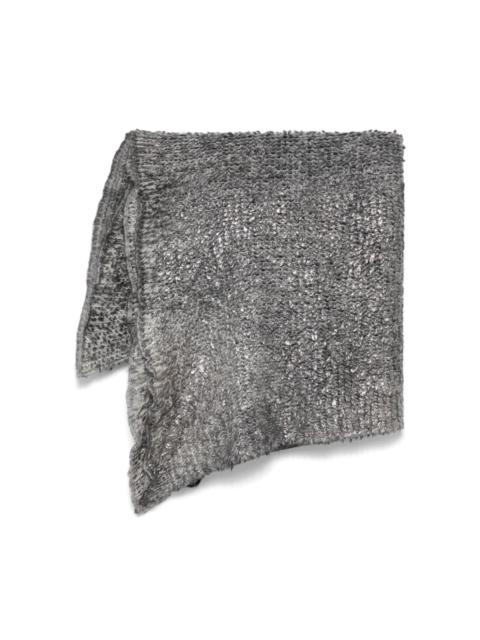 Avant Toi foiled scarf