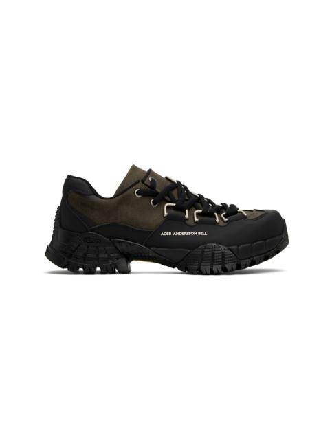 Andersson Bell Black & Brown Trainer Diagonale Sneakers